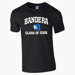 BANDERA HIGH SCHOOL BULLDOGS Gildan Adult Softstyle T-Shirt Front Thumbnail