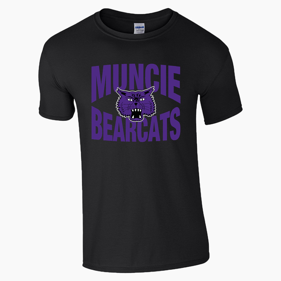 MUNCIE CENTRAL HIGH SCHOOL BEARCATS <span class="pdp-name-mascot">MUNCIE BEARCATS</span> Gildan Adult Softstyle T-Shirt