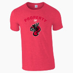 CHATHAM HIGH SCHOOL CAVALIERS <span class="pdp-name-mascot">CHATHAM CAVALIERS</span> Gildan Adult Softstyle T-Shirt Front Thumbnail