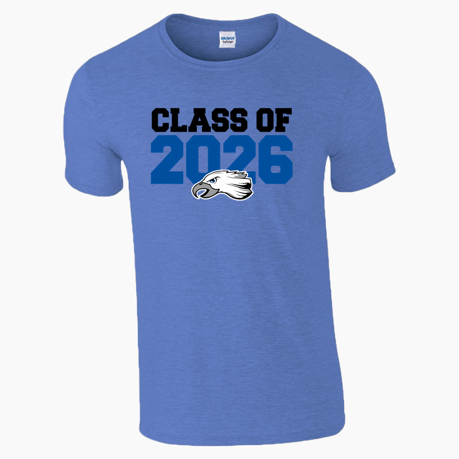 THE YOUNGSTOWN CHRISTIAN SCHOOL EAGLES <span class="pdp-name-mascot">THE YOUNGSTOWN EAGLES</span> Gildan Adult Softstyle T-Shirt