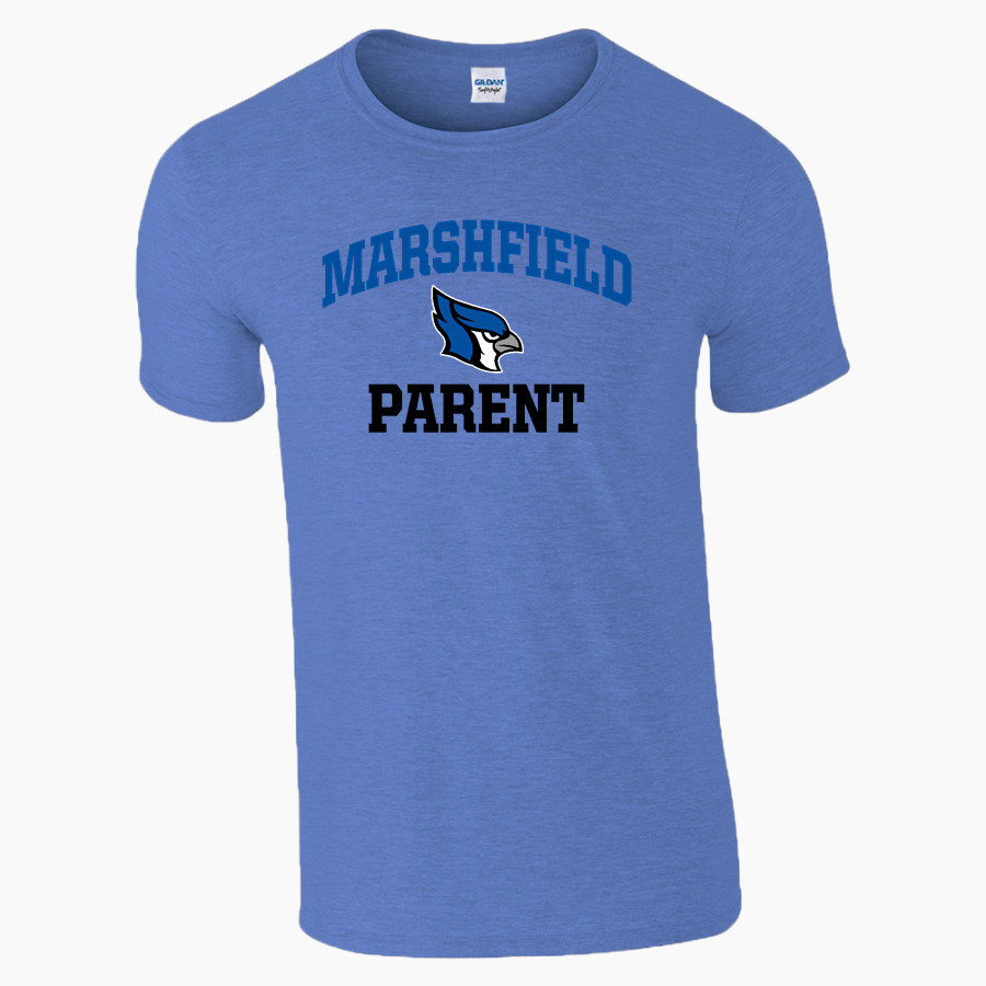 MARSHFIELD HIGH SCHOOL BLUEJAYS <span class="pdp-name-mascot">MARSHFIELD BLUEJAYS</span> Gildan Adult Softstyle T-Shirt
