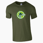 AZ Compass DRAGONS <span class="pdp-name-mascot">Compass Prep DRAGONS</span> Gildan Adult Softstyle T-Shirt Front Thumbnail