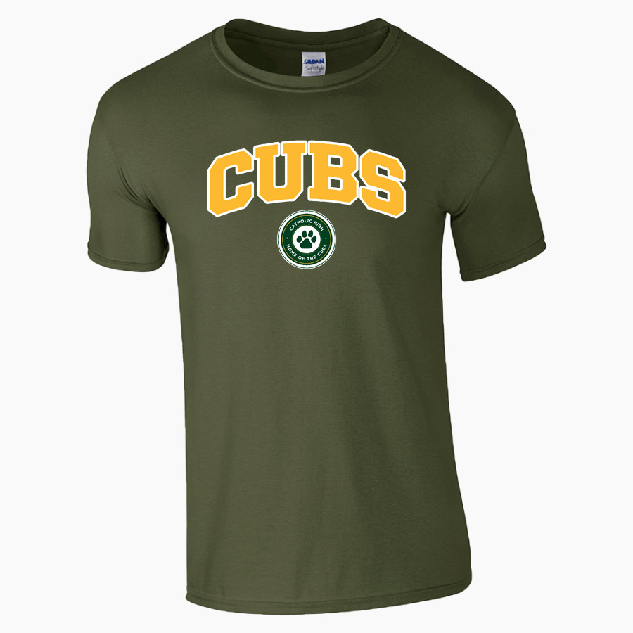 Catholic High home of the Cubs <span class="pdp-name-mascot">Catholic High Cubs</span> Gildan Adult Softstyle T-Shirt