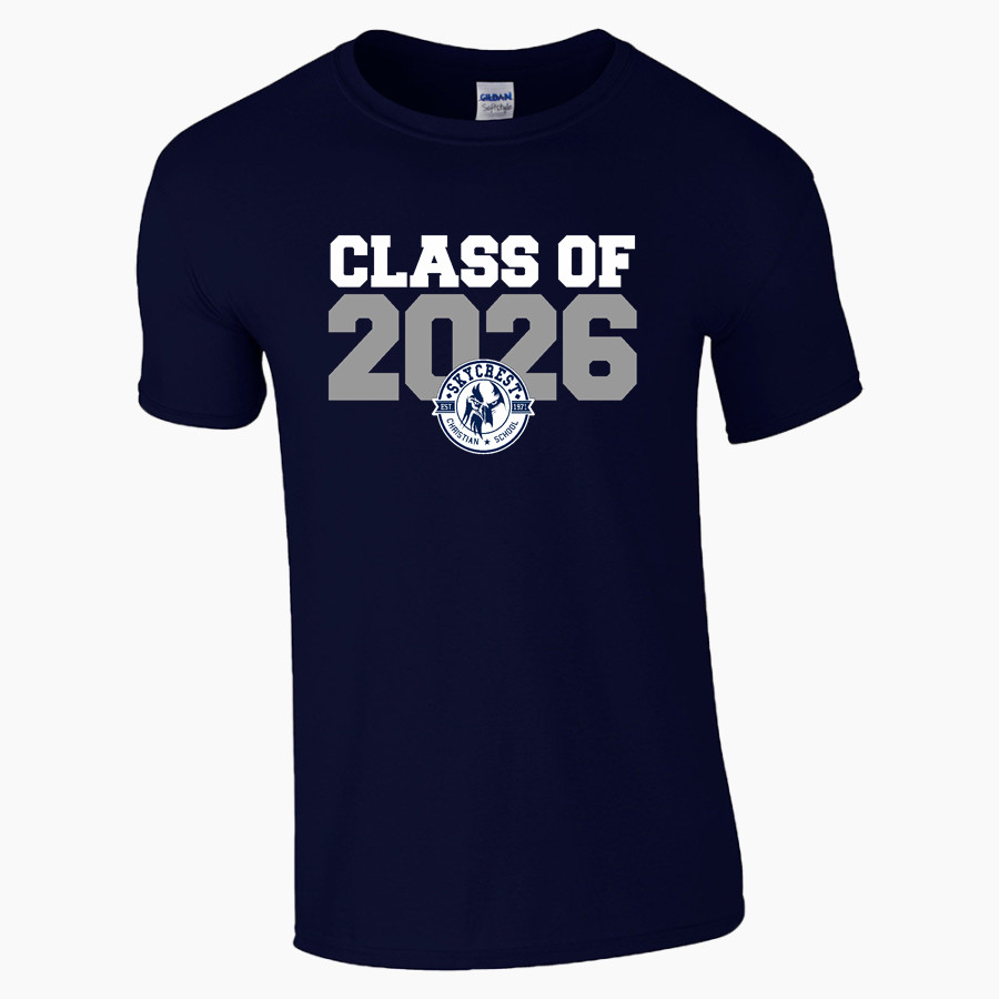 SKYCREST CHRISTIAN Skyhawks <span class="pdp-name-mascot">SKYCREST CHRISTIAN SCHOOL</span> Gildan Adult Softstyle T-Shirt