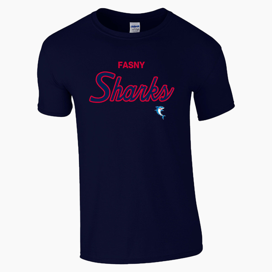 French-American School of New York - Online Store <span class="pdp-name-mascot">French-American School Sharks</span> Gildan Adult Softstyle T-Shirt