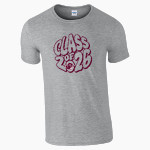 PLATTE-GEDDES COMMUNITY HIGH SCHOOL 11-5 BLACK PANTHERS Gildan Adult Softstyle T-Shirt Front Thumbnail