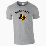 CRANDALL HIGH SCHOOL PIRATES Gildan Adult Softstyle T-Shirt Front Thumbnail