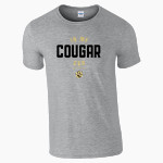 Manassas Park Cougars Gildan Adult Softstyle T-Shirt Front Thumbnail