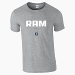 Legacy Rams Gildan Adult Softstyle T-Shirt Front Thumbnail
