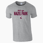 HAZEL PARK HIGH SCHOOL VIKINGS Gildan Adult Softstyle T-Shirt Front Thumbnail