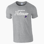 DARLINGTON HIGH SCHOOL FALCONS Gildan Adult Softstyle T-Shirt Front Thumbnail