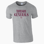 TOWSON HIGH SCHOOL GENERALS <span class="pdp-name-mascot">TOWSON GENERALS</span> Gildan Adult Softstyle T-Shirt Front Thumbnail