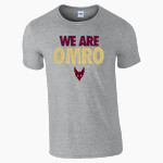 Omro School District Sideline Store <span class="pdp-name-mascot">OMRO FOXES</span> Gildan Adult Softstyle T-Shirt Front Thumbnail