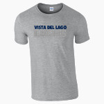 VISTA DEL LAGO HIGH SCHOOL EAGLES <span class="pdp-name-mascot">VISTA DEL LAGO EAGLES</span> Gildan Adult Softstyle T-Shirt Front Thumbnail
