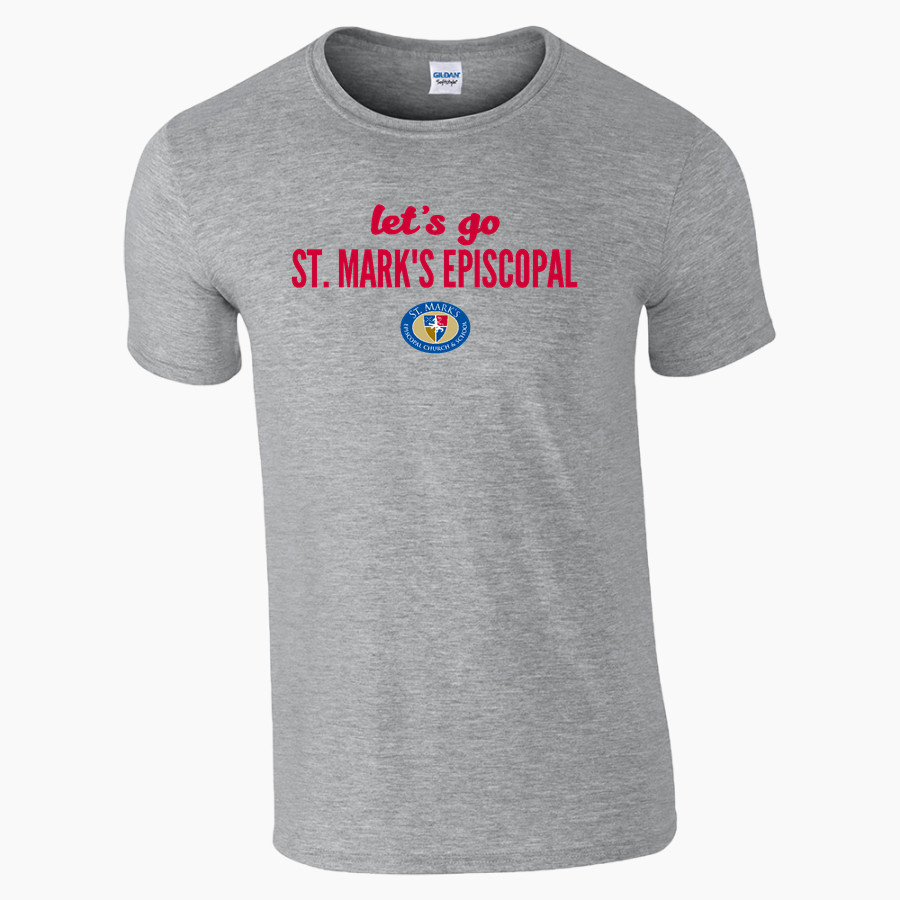 St. Mark's Episcopal Lions <span class="pdp-name-mascot">Saint Mark's Episcopal School Lions</span> Gildan Adult Softstyle T-Shirt
