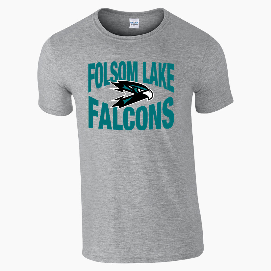 Folsom Lake Falcons Gildan Adult Softstyle T-Shirt