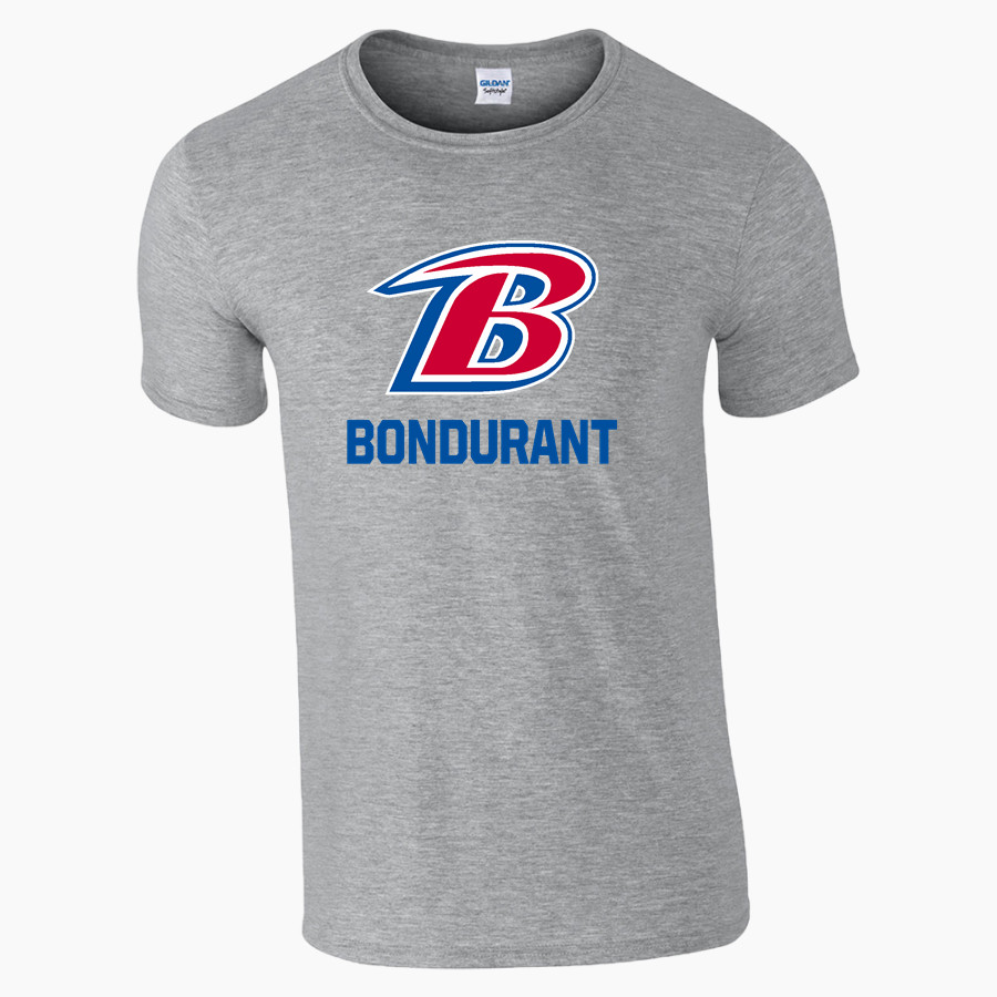 Bondurant Braves Gildan Adult Softstyle T-Shirt