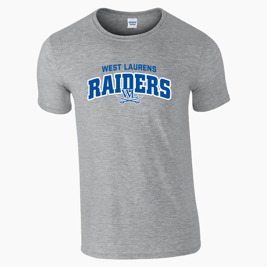 WEST LAURENS HIGH SCHOOL RAIDERS <span class="pdp-name-mascot">WEST LAURENS RAIDERS</span> Gildan Adult Softstyle T-Shirt