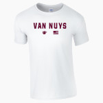 VAN NUYS HIGH SCHOOL WOLVES <span class="pdp-name-mascot">VAN NUYS WOLVES</span> Gildan Adult Softstyle T-Shirt Front Thumbnail