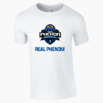 Real Phenom Basketball <span class="pdp-name-mascot">Real Phenom Basketball Club</span> Gildan Adult Softstyle T-Shirt Front Thumbnail