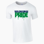 St. Patrick's Academy Wolfhounds <span class="pdp-name-mascot">Great Falls Central Catholic H S Mustangs</span> Gildan Adult Softstyle T-Shirt Front Thumbnail