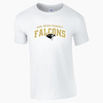 BURLINGTON TOWNSHIP HIGH SCHOOL FALCONS <span class="pdp-name-mascot">BURLINGTON TOWNSHIP FALCONS</span> Gildan Adult Softstyle T-Shirt Front Thumbnail