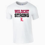 LOUISVILLE HIGH SCHOOL WILDCATS <span class="pdp-name-mascot">LOUISVILLE WILDCATS</span> Gildan Adult Softstyle T-Shirt Front Thumbnail