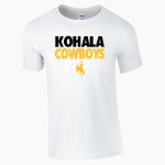 KOHALA HIGH SCHOOL COWBOYS Gildan Adult Softstyle T-Shirt Front Thumbnail