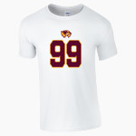 Au Gres-Sims HIGH SCHOOL WOLVERINES <span class="pdp-name-mascot">AU GRES - SIMS WOLVERINES</span> Gildan Adult Softstyle T-Shirt Front Thumbnail