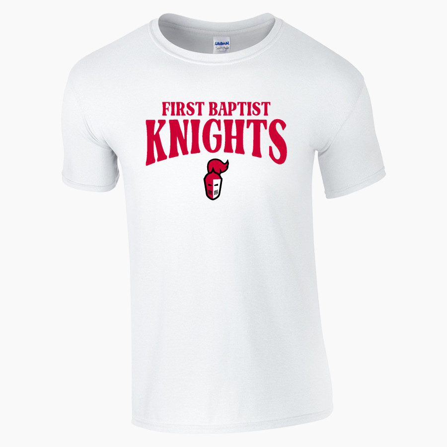 FIRST BAPTIST CHRISTIAN SCHOOL KNIGHTS <span class="pdp-name-mascot">FIRST BAPTIST KNIGHTS</span> Gildan Adult Softstyle T-Shirt