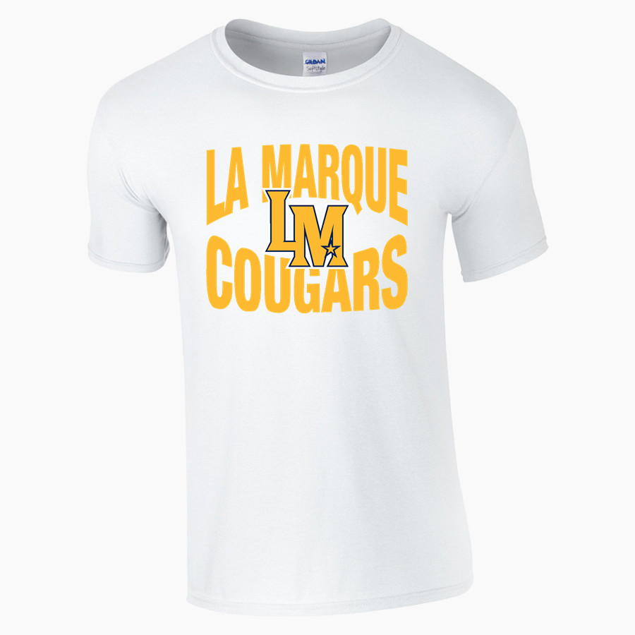 LA MARQUE HIGH SCHOOL COUGARS <span class="pdp-name-mascot">LA MARQUE COUGARS</span> Gildan Adult Softstyle T-Shirt