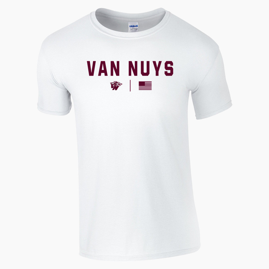 VAN NUYS HIGH SCHOOL WOLVES <span class="pdp-name-mascot">VAN NUYS WOLVES</span> Gildan Adult Softstyle T-Shirt