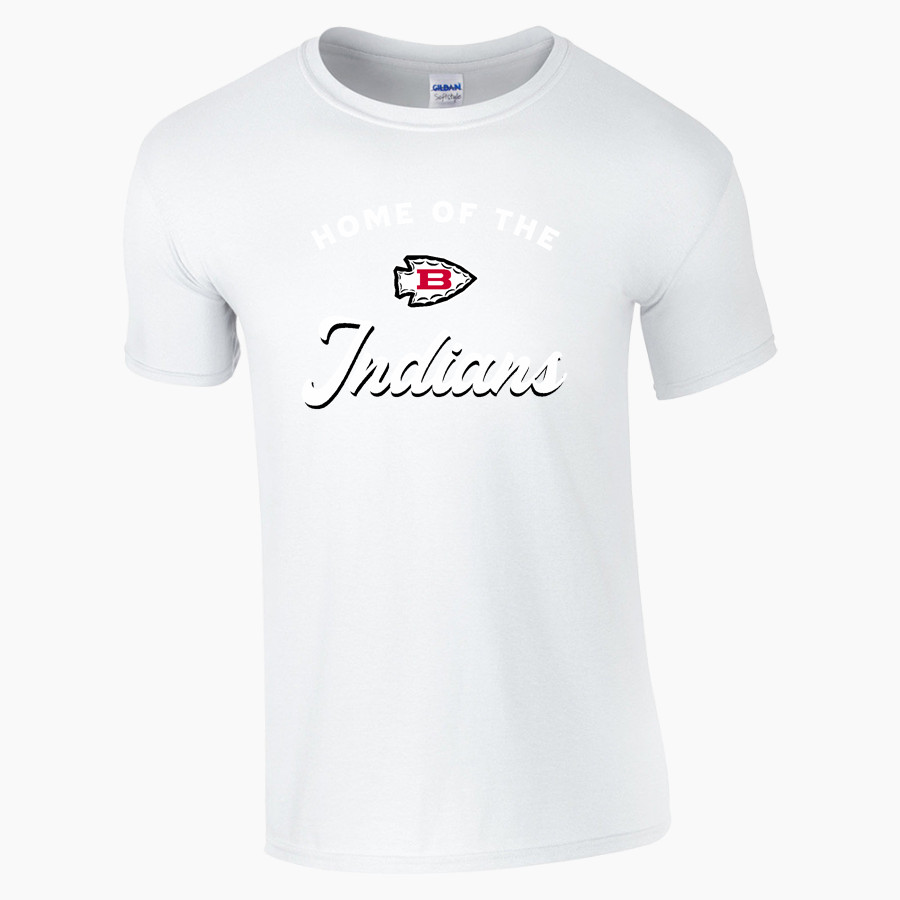BILOXI HIGH SCHOOL INDIANS Gildan Adult Softstyle T-Shirt