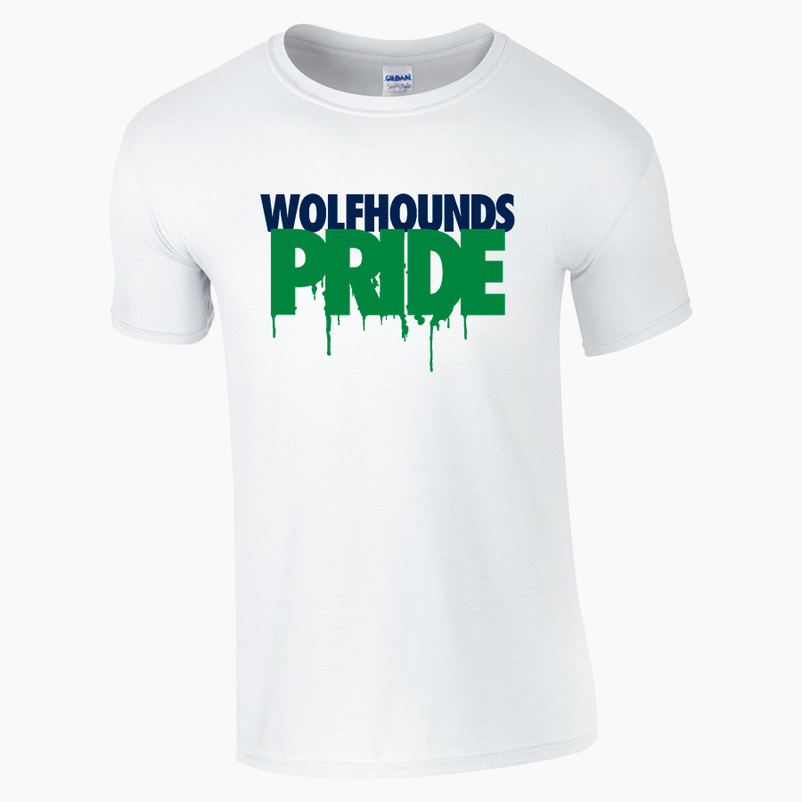 St. Patrick's Academy Wolfhounds <span class="pdp-name-mascot">Great Falls Central Catholic H S Mustangs</span> Gildan Adult Softstyle T-Shirt