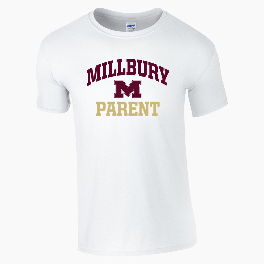 MILLBURY SR HIGH SCHOOL WOOLIES <span class="pdp-name-mascot">MILLBURY MEMORIAL WOOLIES</span> Gildan Adult Softstyle T-Shirt