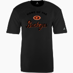 GILMER HIGH SCHOOL BUCKEYES <span class="pdp-name-mascot">GILMER BUCKEYES</span> BSN SPORTS Men's Phenom Short Sleeve T-Shirt Front Thumbnail