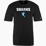 French-American School of New York - Online Store <span class="pdp-name-mascot">French-American School Sharks</span> BSN SPORTS Men's Phenom Short Sleeve T-Shirt Front Thumbnail