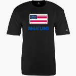 Wheatland High School Pirates BSN SPORTS Men's Phenom Short Sleeve T-Shirt Front Thumbnail