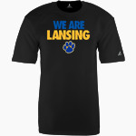 Lansing Bobcats Bobcats <span class="pdp-name-mascot">Lansing Bobcats</span> BSN SPORTS Men's Phenom Short Sleeve T-Shirt Front Thumbnail