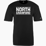North Crawford Trojans BSN SPORTS Men's Phenom Short Sleeve T-Shirt Front Thumbnail