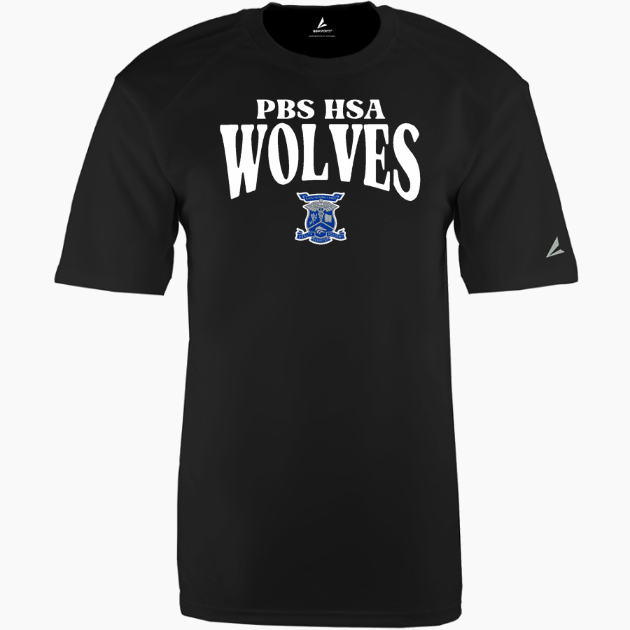 PBS HSA Wolves BSN SPORTS Men's Phenom Short Sleeve T-Shirt