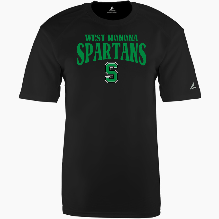 WEST MONONA HIGH SCHOOL SPARTANS BSN SPORTS Men's Phenom Short Sleeve T-Shirt