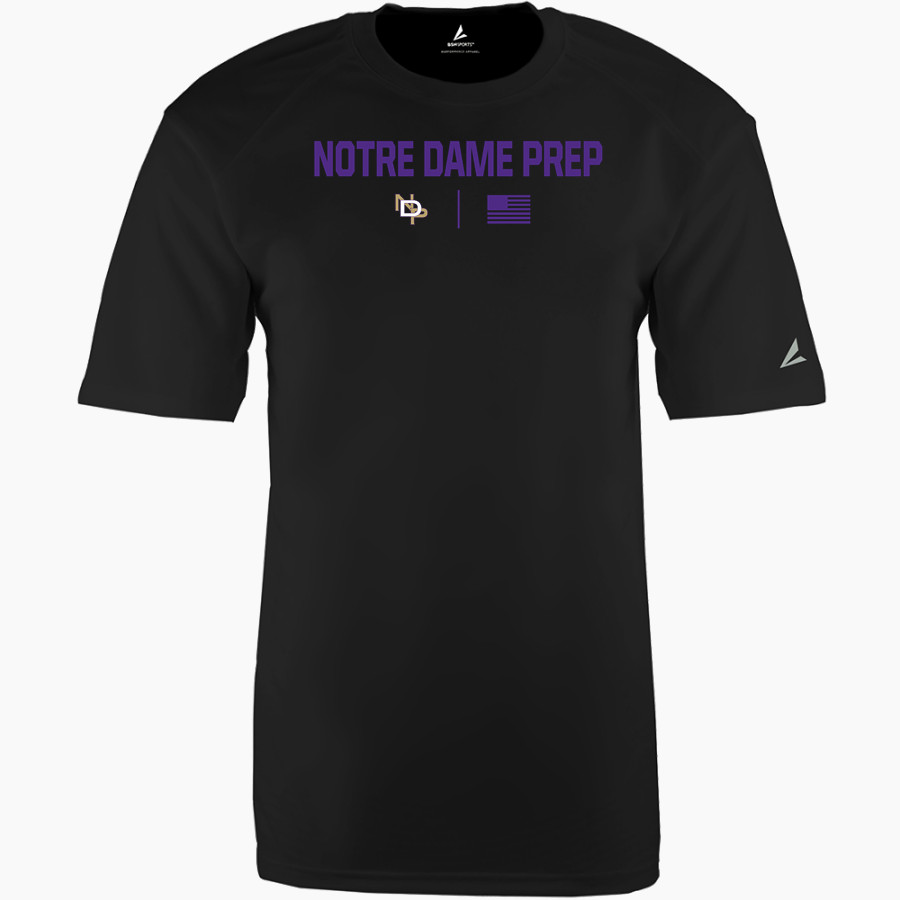 Notre Dame Prep SAINTS ONLINE STORE <span class="pdp-name-mascot">Notre Dame Prep Saints</span> BSN SPORTS Men's Phenom Short Sleeve T-Shirt