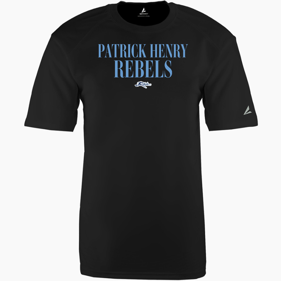 PATRICK HENRY HIGH SCHOOL REBELS <span class="pdp-name-mascot">PATRICK HENRY REBELS</span> BSN SPORTS Men's Phenom Short Sleeve T-Shirt