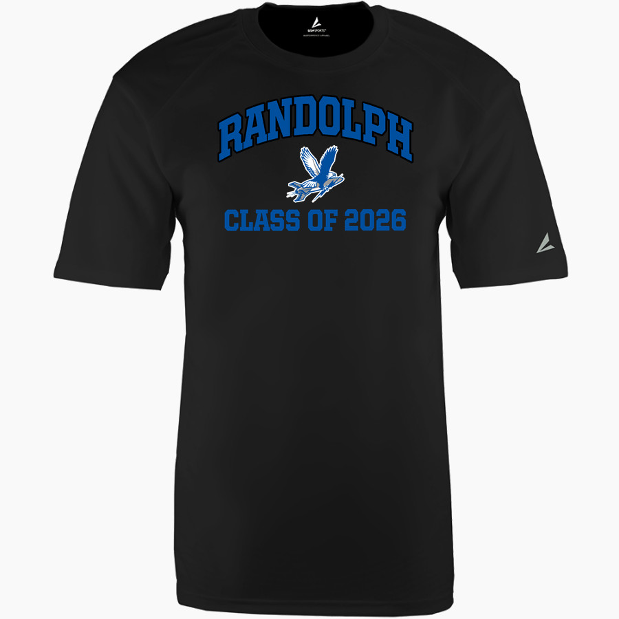 RANDOLPH HIGH SCHOOL RO-HAWKS <span class="pdp-name-mascot">RANDOLPH RO-HAWKS</span> BSN SPORTS Men's Phenom Short Sleeve T-Shirt