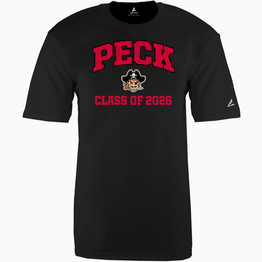 PECK COMMUNITY Pirates <span class="pdp-name-mascot">PECK COMMUNITY SCHOOLS Pirates</span> BSN SPORTS Men's Phenom Short Sleeve T-Shirt