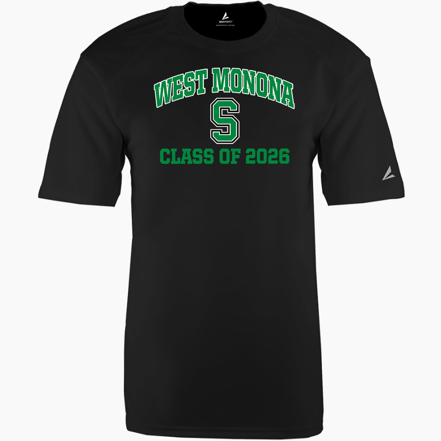 WEST MONONA HIGH SCHOOL SPARTANS BSN SPORTS Men's Phenom Short Sleeve T-Shirt