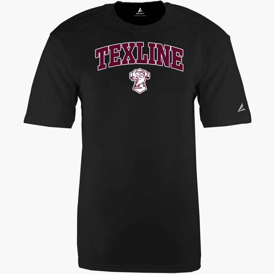 TEXLINE HIGH SCHOOL TORNADOS BSN SPORTS Men's Phenom Short Sleeve T-Shirt