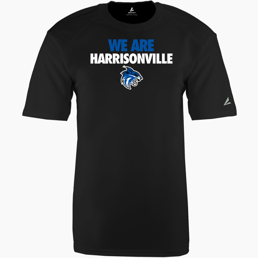 HARRISONVILLE HIGH SCHOOL WILDCATS <span class="pdp-name-mascot">HARRISONVILLE WILDCATS</span> BSN SPORTS Men's Phenom Short Sleeve T-Shirt