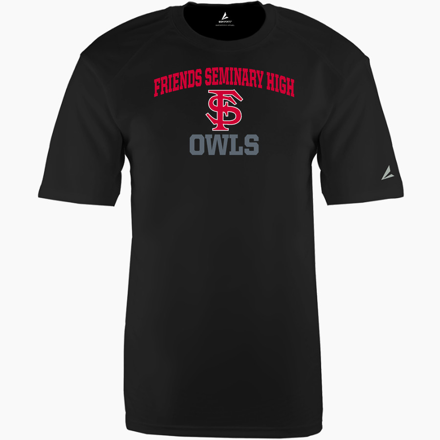 FRIENDS SEMINARY HIGH OWLS BSN SPORTS Men's Phenom Short Sleeve T-Shirt